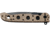 CRKT M16?03 Knife, 3.55in, 12C27, Spear Point Blade, Bronze Stainless Steel Handle, M16-03BK