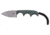 CRKT Minimalist Spear Point Fixed Blade Knife, 2.15in, 8Cr13MoV Stainless Steel Blade, Spear Point Blade, Green G10 Handle, 2396