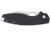 CRKT Pilar III Folding Knife, 2.97in, D2 Tool Steel Blade, Sheepsfoot Blade, Black G10 Handle, 5317