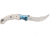 CRKT Ritual Assisted Opening Folding Knife, 4.37in 12C27, Persian, Fiber Infused Resin Handle w/Stainless Steel Bolster, White, 7471