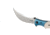 CRKT Ritual Assisted Opening Folding Knife, 4.37in 12C27, Persian, Fiber Infused Resin Handle w/Stainless Steel Bolster, White, 7471