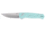CRKT Sero Folding Knife, 3.02in, S35VN, Drop Point Blade, Aqua G10 Handle, 7170B