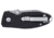CRKT Squid Button Lock Folding Knife, 2.27in, 8Cr13MoV Stainless Steel Blade, Drop Point Blade, Black G10 Handle, 2474