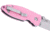 CRKT Squid Button Lock Folding Knife, 2.27in, 14C28N, Drop Point Blade, Rose Quartz G10 Handle, 2474P