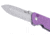 CRKT Squid XM Folding Knife, 2.95in, 14C28N, Drop Point Blade, Purple G10 Handle, 2495P