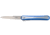 CRKT Stickler Linerlock Assisted Opening Folding Knife, 3.38in, 12C27, Spear Point, Blue/Silver Aluminum, 6710