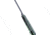 CRKT Zephyr Folding Knife, 3.22in, 14C28N, Drop Point Blade, Black/Green G10 Handle, 3850G