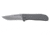 CRKT Drifter Knife - Stainless Handle, Razor-Sharp Edge, Gray scales 6450S