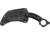 CRKT Du Hoc Fixed Blade Knife w/Sheath, 5.095in SK5 Steel Blade, G10 Handle, Black, 2630