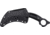 CRKT Du Hoc Fixed Blade Knife w/Sheath, 5.095in SK5 Steel Blade, G10 Handle, Black, 2630