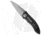 CRKT Elishewitz E-Lock 7303 Automatic Folding Knife, 2.75in, AUS-8 Stainless Steel, Spear Point Blade, Zytel Black Handle, Steel/Black, 6.625in, BHQ-0474