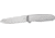 CRKT Facet 3.37in Folding Knife, Sheepsfoot, Plain Satin D2 Steel Blade, Stainless Steel Handle, K230XXP