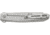 CRKT Facet 3.37in Folding Knife, Sheepsfoot, Plain Satin D2 Steel Blade, Stainless Steel Handle, K230XXP