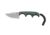 CRKT Folts Minimalist Bowie Fixed Blade Knife, 2in, Bowie Style Clip Point, Black Micarta Handle CR2387K