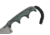 CRKT Folts Minimalist Bowie Fixed Blade Knife, 2in, Bowie Style Clip Point, Black Micarta Handle CR2387K