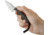 CRKT Minimalist Bowie Fixed Blade Knife, 2.13in, 8Cr13MoV Stainless Steel Blade, Bowie Blade, Black/Green G10 Handle, 2387