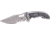 CRKT Fossil Black Compact Folding Pocket Knife, 5473