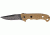 CRKT Hammond Cruiser Folding Knife, 3.75in, Black Stainless Clip Point, Desert Tan Zytel Handle CR7904DB