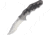 CRKT Ken Onion Motley Limited Ed Folding Knife, 3.88in Satin Sleipner Tool Steel Clip Point Blade, Matte Finish Titanium, K210CFXP