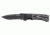 CRKT LOCKING LINER WITH THUMB STUD-BLACK, Black and Gray, 4 R2002K