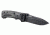 CRKT LOCKING LINER WITH THUMB STUD-BLACK, Black and Gray, 4 R2001K