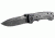 CRKT LOCKING LINER WITH THUMB STUD-BLACK, Black and Gray, 4 R2001K
