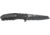 CRKT LOCKING LINER WITH BLADE FLIPPER, Compact Tanto, Flat Top Serrations, Black and Gray, 3.25 R1706K