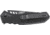 CRKT LOCKING LINER WITH BLADE FLIPPER, Compact Tanto, Flat Top Serrations, Black and Gray, 3.25 R1706K