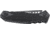 CRKT LOCKING LINER WITH BLADE FLIPPER, Compact Tanto, Flat Top Serrations, Black and Gray, 3.25 R1706K