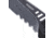 CRKT LOCKING LINER WITH BLADE FLIPPER, Compact Tanto, Flat Top Serrations, Black and Gray, 3.25 R1706K