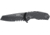 CRKT LOCKING LINER WITH BLADE FLIPPER, Compact Tanto, Flat Top Serrations, Black and Gray, 3.25 R1706K
