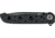 CRKT M16-03DB Folding Knife by Kit Carson, 3.5in, D2 Steel, Stonewash Plain Blade, Black Matte Aluminum Handle, M1603DB