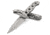 CRKT M16-03SS 3.54in Folding Knife, Spear Point, Plain Bead Blasted 12C27 Sandvik Blade, Stainell Steel Handle, M16-03SS