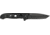 CRKT M16-04DB 3.89in Folding Knife, Plain, Stonewash D2 Steel Blade, Black Aluminum Handle, M16-04DB