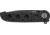 CRKT M16-04DB 3.89in Folding Knife, Plain, Stonewash D2 Steel Blade, Black Aluminum Handle, M16-04DB