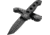 CRKT M16-04DB 3.89in Folding Knife, Plain, Stonewash D2 Steel Blade, Black Aluminum Handle, M16-04DB