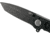 CRKT M16-04DB 3.89in Folding Knife, Plain, Stonewash D2 Steel Blade, Black Aluminum Handle, M16-04DB