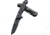 CRKT M16-10 Carson EDC Tanto Folding Knife, Black, Triple Point Serrations, EDP Blade M16-10KZ