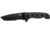 CRKT M16-10 Carson EDC Tanto Folding Knife, Black, Triple Point Serrations, EDP Blade M16-10KZ