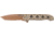 CRKT M16-14 Big Dog Desert Tanto Copper Folding Knife, Triple Point Serrations, M16-14D