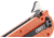 CRKT M16-14 Big Dog Pro Tanto Folder Knife, ER - Orange Handle, Satin Blade, Triple Point Serrations, M16-14ZER