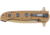 CRKT M16-14 Big Dog Special Forces Veff Desert Tanto Folding Knife, Desert Tan M16-14DSFG