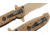 CRKT M16-14 Big Dog Special Forces Veff Desert Tanto Folding Knife, Desert Tan M16-14DSFG