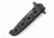 CRKT M16 Stainless - Tanto, Combination Edge, Black Handle, Black Oxide Blade, Framelock - M16-10KSC
