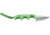 CRKT Minimalist - Bowie Gears, Designed By Alan Folts in Melbourne, Fixed Blade Knife W/Sheath, 2.125in, Plain Edge, Satin Finish, Polypropylene Handle, 2387G