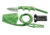CRKT Minimalist - Bowie Gears, Designed By Alan Folts in Melbourne, Fixed Blade Knife W/Sheath, 2.125in, Plain Edge, Satin Finish, Polypropylene Handle, 2387G