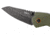 CRKT Overland Folding Knife, 3in, 8Cr13MoV, Drop Point Blade, OD Green Micarta Handle, 6280
