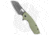 CRKT Pilar Large Folding Knife, 2.625in, D2, Sheepsfoot Blade, G10 OD Green Handle, Black/OD Green, 6.625in, BHQ-117055