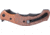 CRKT Ritual Compact Assisted Opening Folding Knife, 3.33in 12C27, Persian Blade, Micarta Handle w/ Stainless Steel Bolster, Brown, 7465
