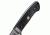 CRKT Ruger Knives ACCURATE Drop Point FULL TANG FIXED BLADE Blade Length 4.4 in, Black R2201